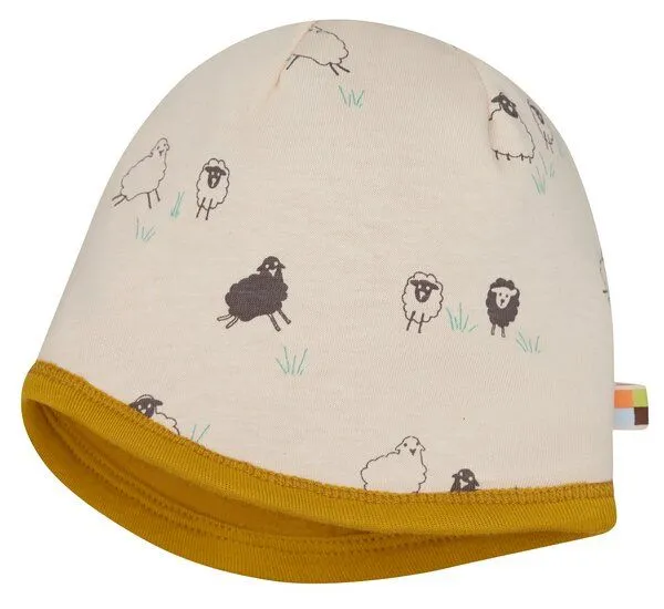 loud + proud loud + proud Babys & Kinder Mütze Wollfleece, GOTS-zertifiziert, Curry(gelb), – Produktbild 4 von 6