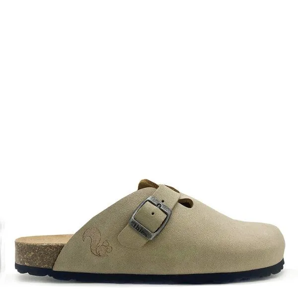 thies Vegane thies Eco Bio Clogs, Stone (beige), – Produktbild 1 von 4
