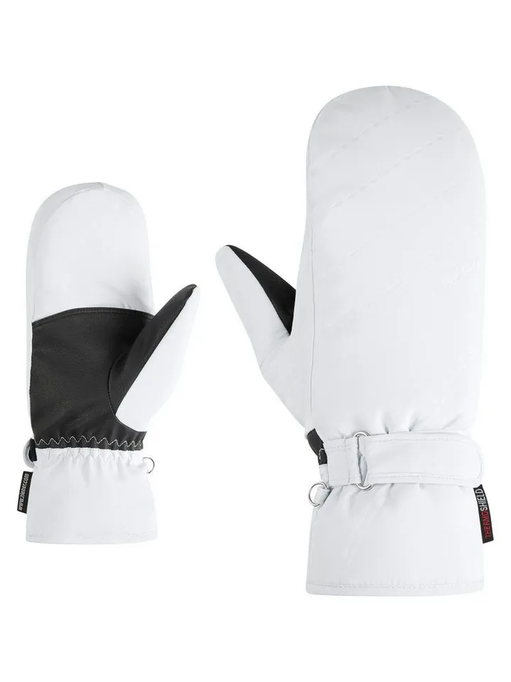 Ziener Ziener Fäustlinge KEVI-Z PR MITTEN glove, Weiß, – Produktbild 1 von 3