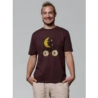 watapparel watapparel T-Shirt Unisex Banana Rider, Red brown, – Produktbild 1 von 1