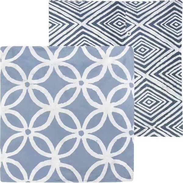 Global Mamas Global Mamas Bio Kissenbezug & Kissenhüllen - 2in1 - 50x50cm - Afro Art Kissen, Unity (grau), – Produktbild 1 von 2