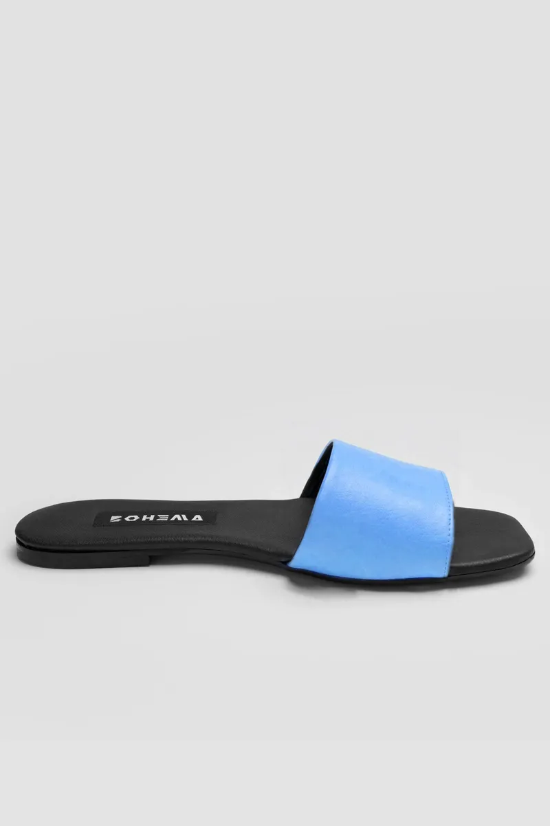 BOHEMA BOHEMA Damen vegan Sandalen In Zartem Babyblau, Hellblau, – Produktbild 2 von 2