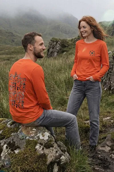 KOKOworld KOKOworld Bluse Tamal, Orange sun&soil (orange), – Produktbild 4 von 4