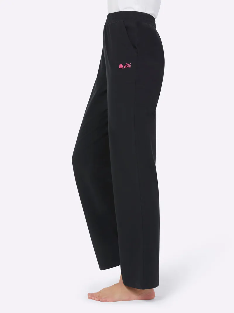feel good Hose schwarz, Schwarz, – Produktbild 1 von 3