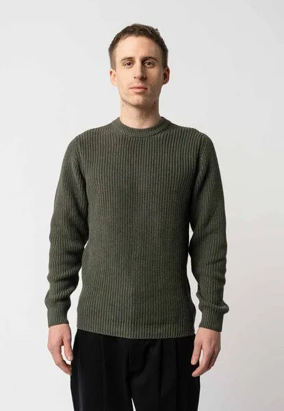 MELA MELA Strickpullover RAVI aus 100% Bio-Baumwolle, Green blend (grün), – Produktbild 2 von 3