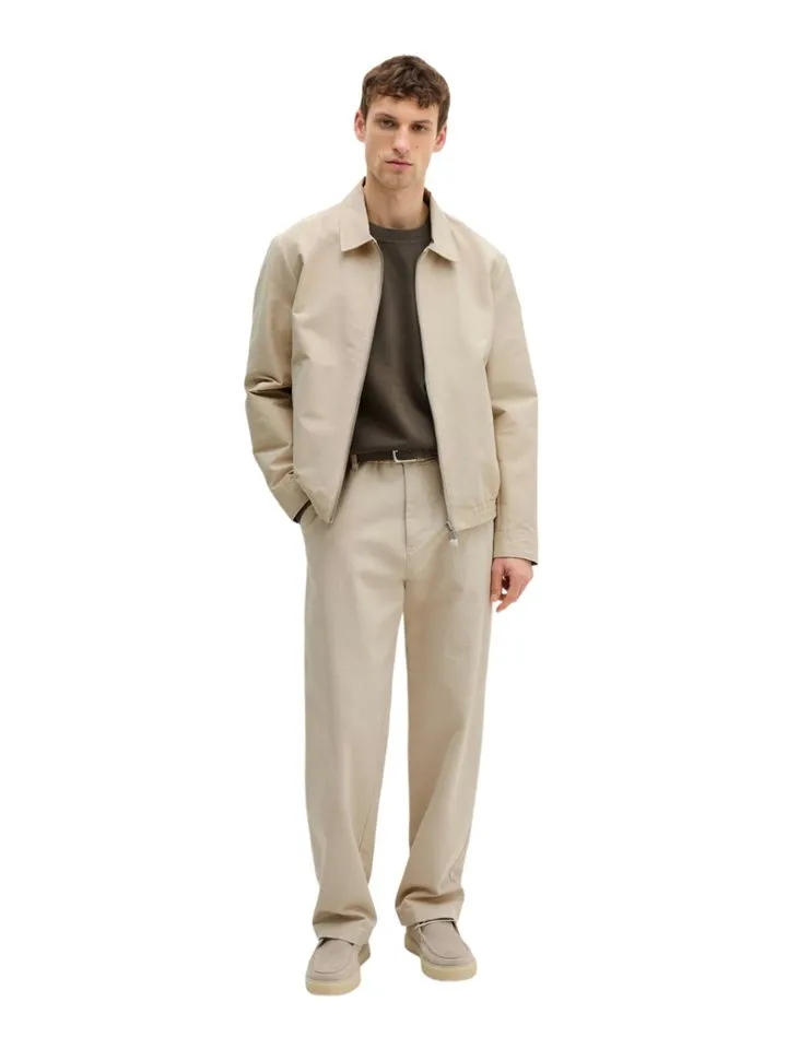 Marc O'Polo Marc O'Polo Outdoorjacke natur,Casual,Baumwolle,Unifarben,Umlegekragen,Lang,Regular Fit, Beige, – Produktbild 5 von 5