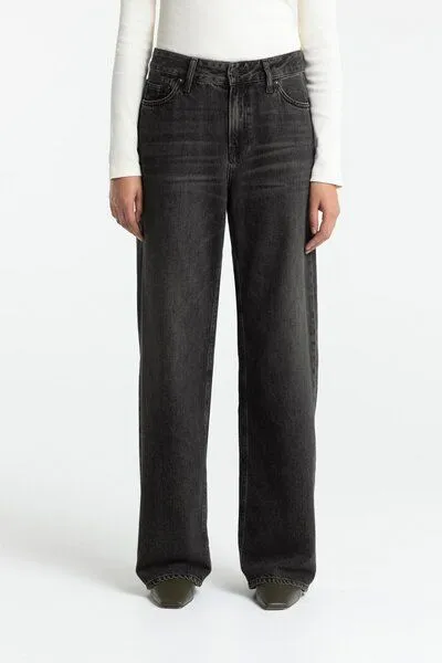 Kings Of Indigo Kings Of Indigo JOAN | VILMA BROWN BLACK WORN, Black, – Produktbild 3 von 4