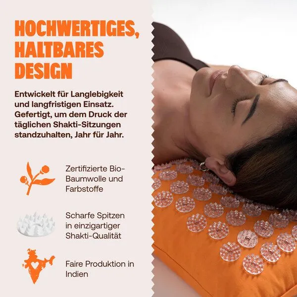 ShaktiMat ShaktiMat Shakti Kissen, Amber orange, – Produktbild 3 von 4