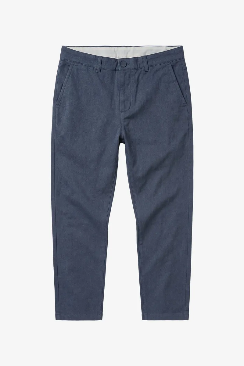 KnowledgeCotton Apparel KnowledgeCotton Apparel Herren vegan Hose Chuck Regular Flanell Vintage Indigo, Blau, – Produktbild 1 von 2