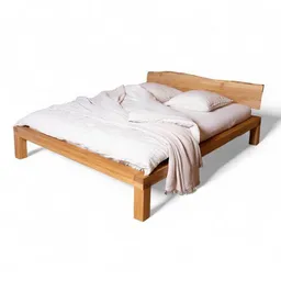 YAK holzraum YAK holzraum Bett YARON aus Eiche Massivholz in Überlänge – Produktbild 1 von 1