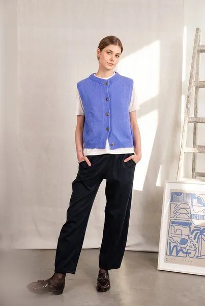 Jyoti - Fair Works Jyoti - Fair Works Baumwoll Hose Sitaphal, Schwarz, – Produktbild 2 von 4