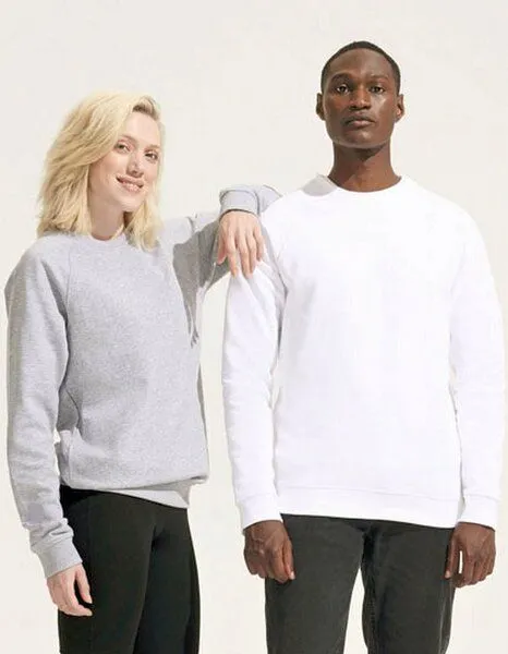 Sol's Sol's Unisex Sweatshirt Space, Grey melange, – Produktbild 2 von 4