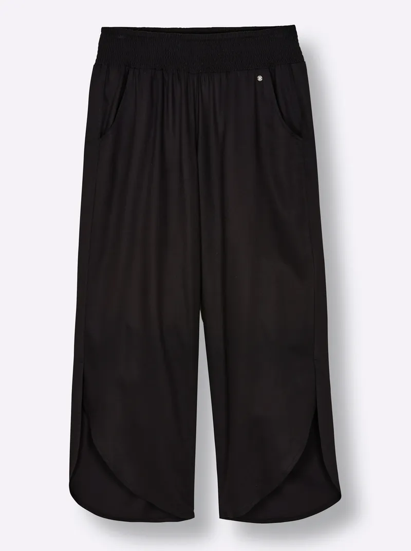 sheego Schlupfhose schwarz, Schwarz, – Produktbild 2 von 2