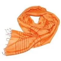 Schönes aus Indochina Schönes aus Indochina Sommerschals aus Viskose und Seide, Orange, – Produktbild 1 von 1