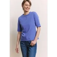 Tranquillo Jerseyshirt Lottee aus Bio-Baumwolle - baja blue / S – Produktbild 2 von 2