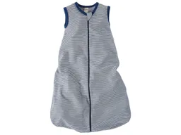 Lilano Lilano Schlafsack Baby Wolle Seide marine geringelt Gr.1 (70cm) – Produktbild 1 von 1