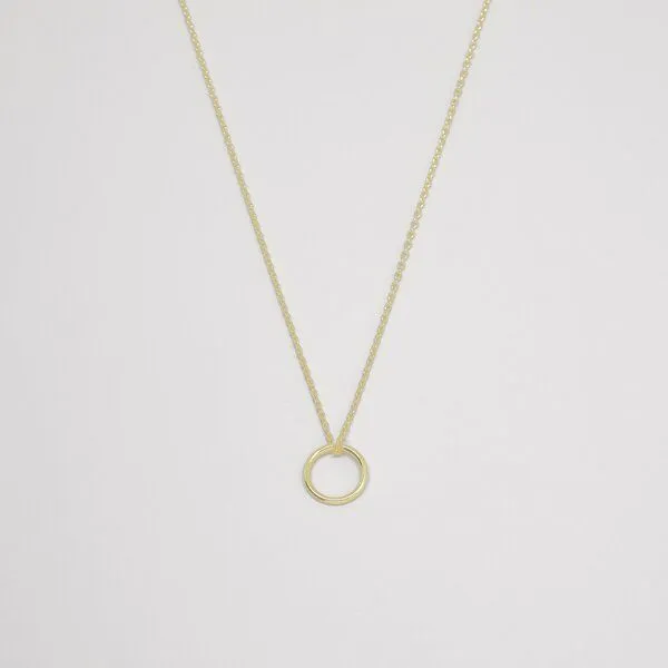 fejn jewelry fejn jewelry Kette 'medium circle', Gold, – Produktbild 1 von 2