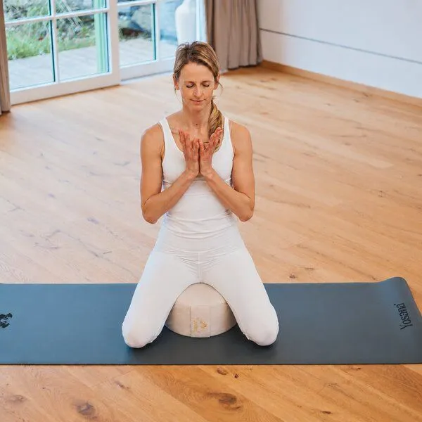 Yosana Yosana Yogakissen rund, Meditationskissen 30x15cm, Natur, – Produktbild 4 von 8