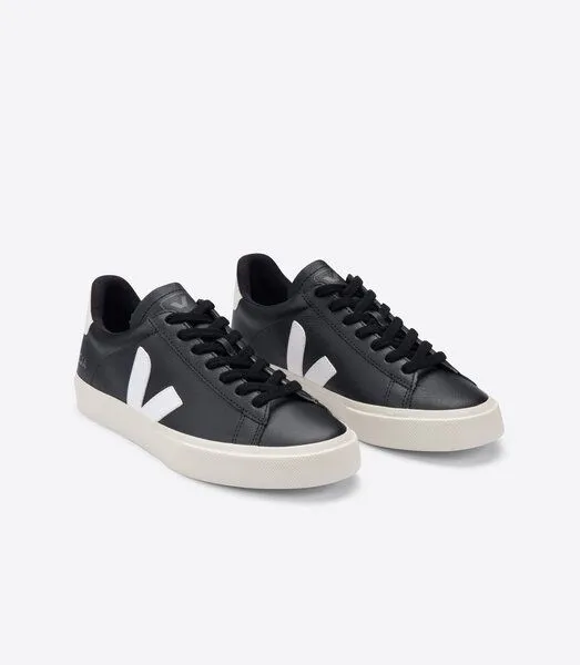 Veja Veja Damen-Sneaker Campo Chromefree Black-White – Produktbild 1 von 3