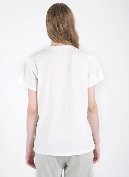 ORGANICATION ORGANICATION T-Shirt aus Bio-Baumwolle mit Camo-Print, Weiß(off white), – Produktbild 4 von 4