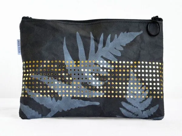 renna deluxe renna deluxe Farn Etui mit Gold Pünktchen Taschenorganizer – Produktbild 4 von 4