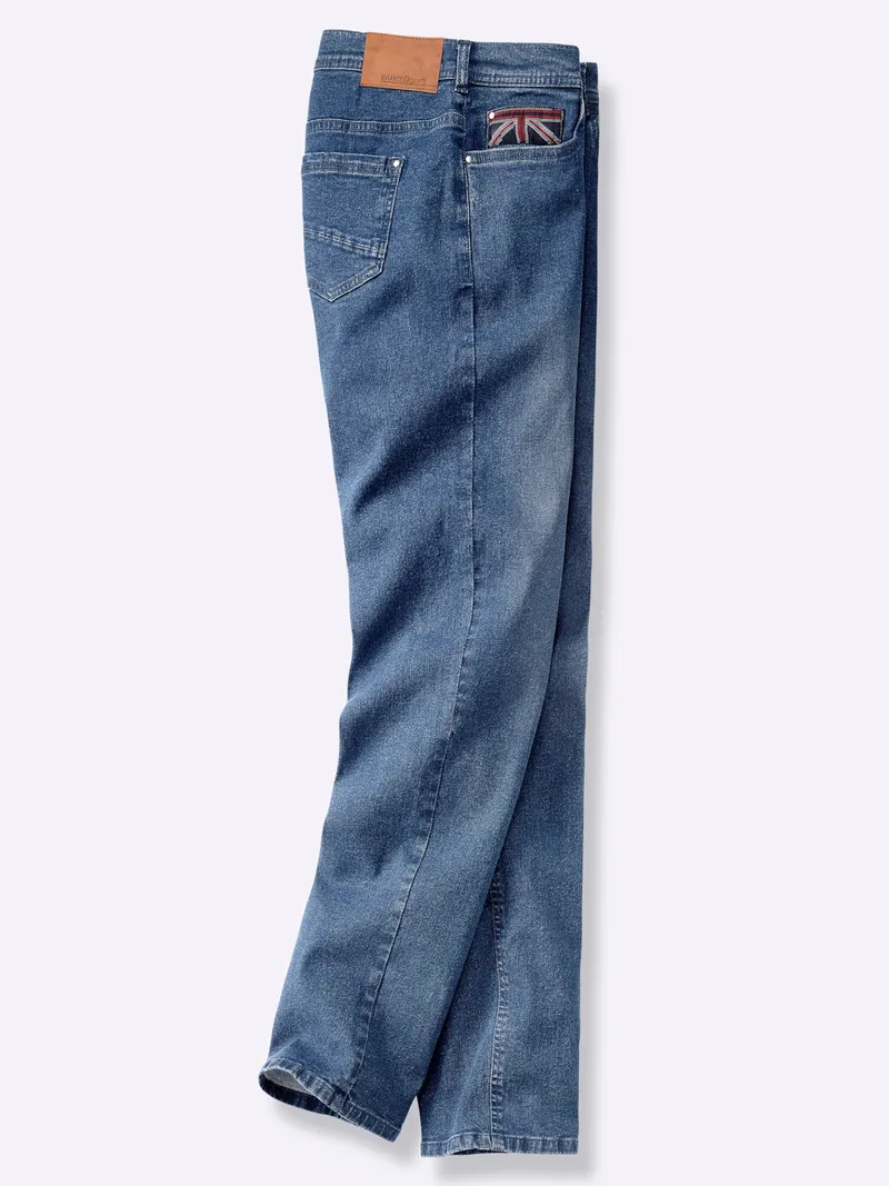 marco donati 5-Pocket-Jeans, Blue-stone-washed, – Produktbild 1 von 3