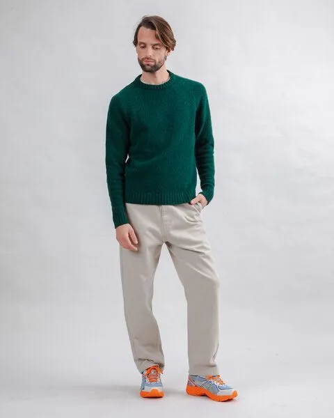 Brava Fabrics Brava Fabrics Strickpullover Raglan Wool Green – Produktbild 3 von 4