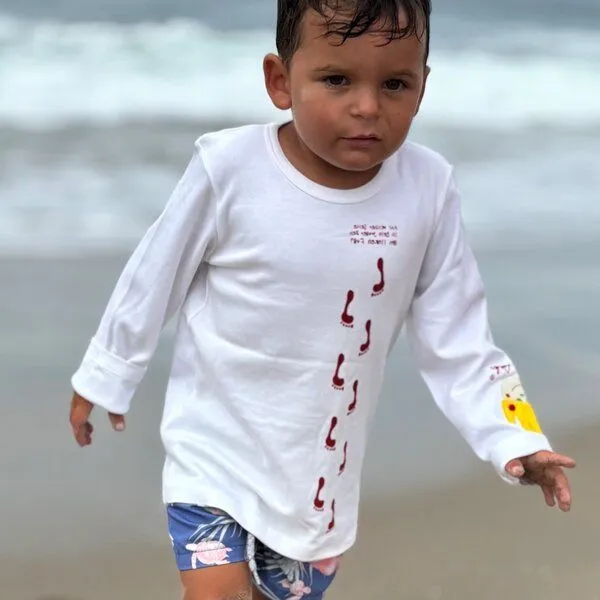 Lefti Links Lefti Links Longsleeve „Rätsel“, Weiss, – Produktbild 2 von 4