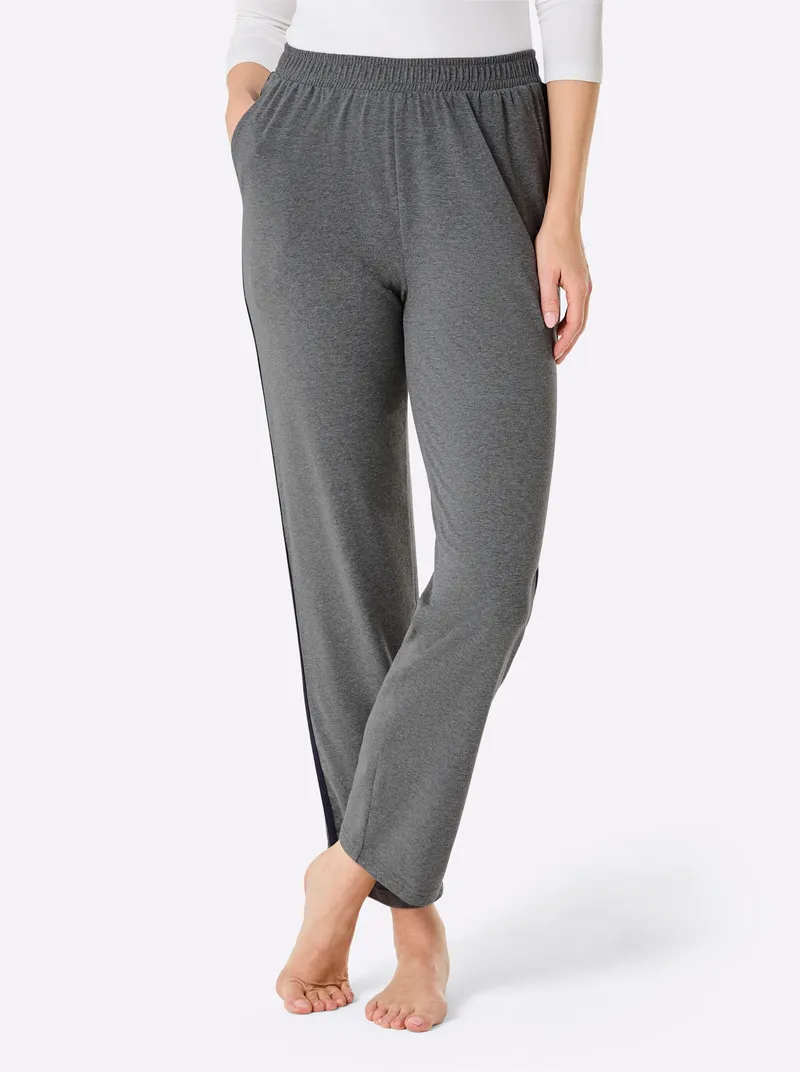 feel good Hosen marine + anthrazit-meliert, Marine + anthrazit-meliert, – Produktbild 1 von 3