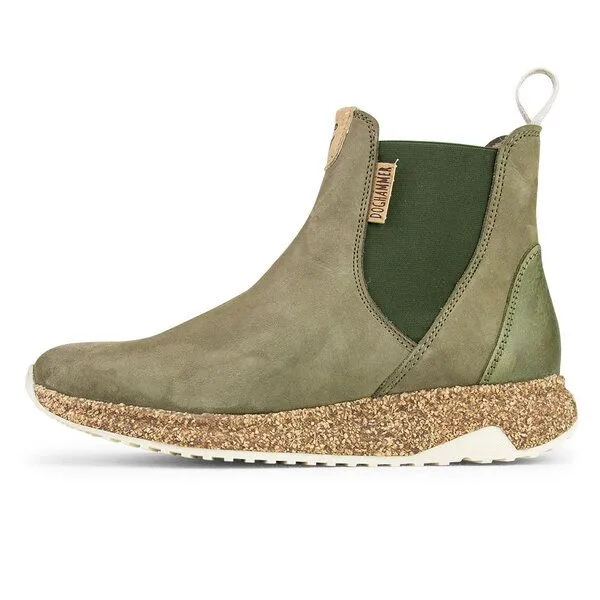 Doghammer Doghammer Chelsea Boot Damen aus Leder - Arctic Leather Traveller, Grün, – Produktbild 1 von 4