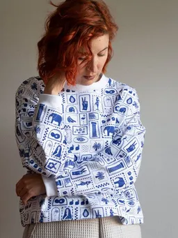 Ecostories Ecostories Oversized Sweatshirt Postkarte – Produktbild 1 von 1
