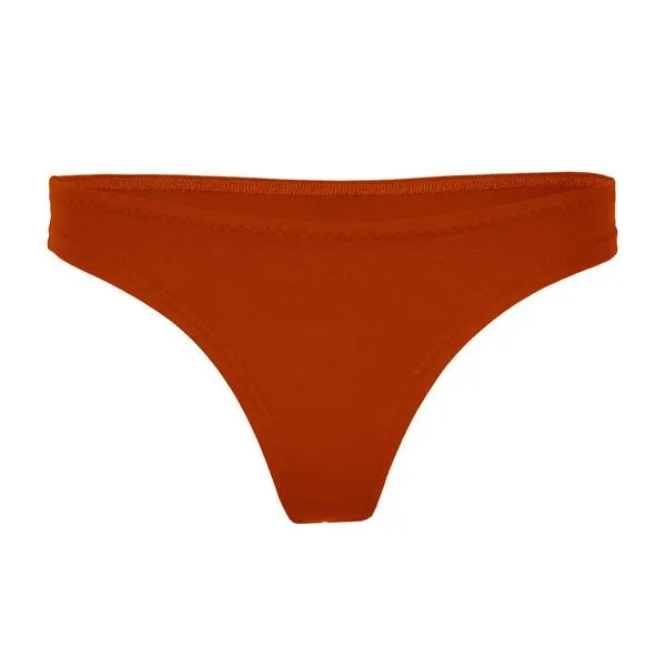 Frija Omina Frija Omina Bio-String Pur uni, Rost (orange), – Produktbild 1 von 4