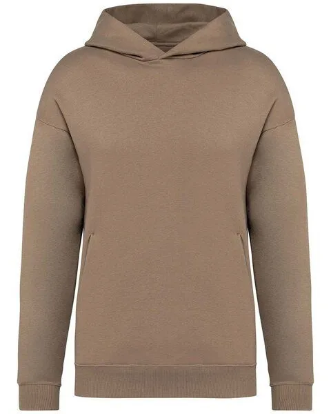 YTWOO YTWOO Unisex Oversized Eco-Fleece Hoodie, Beige, – Produktbild 1 von 4
