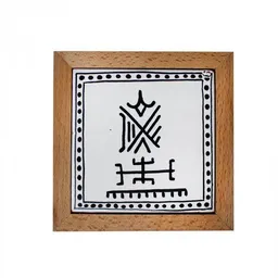 Mitienda Shop Mitienda Shop Untersetzer aus Keramik und Holz aus Tunesien – Produktbild 1 von 1