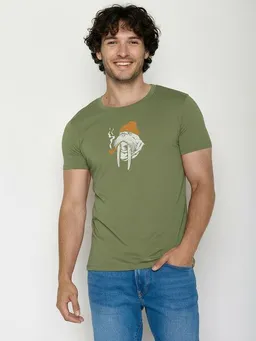 GreenBomb GREENBOMB Smokey Walrus Guide - Sportliches T-Shirt aus Bio-Baumwolle / hochwertiger Print / GOTS / Fair & Vegan – Produktbild 1 von 1