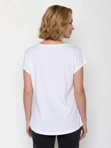 GreenBomb GREENBOMB Basic Cool - Lässiges T-Shirt aus Bio-Baumwolle / GOTS / Fair & Vegan, Weiß (white), – Produktbild 4 von 4