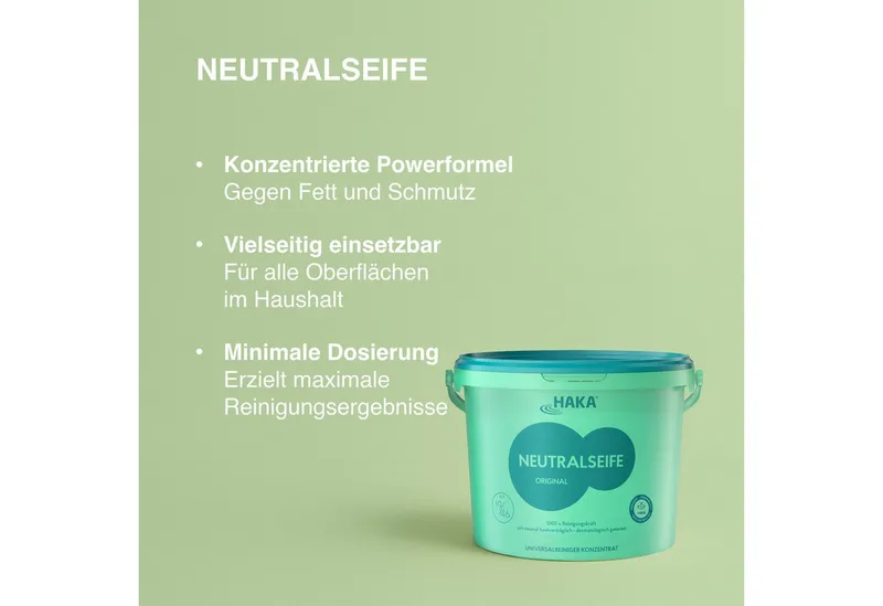 HAKA Neutralseife Original Universalreiniger 5kg Eimer Allzweckreiniger – Produktbild 3 von 5
