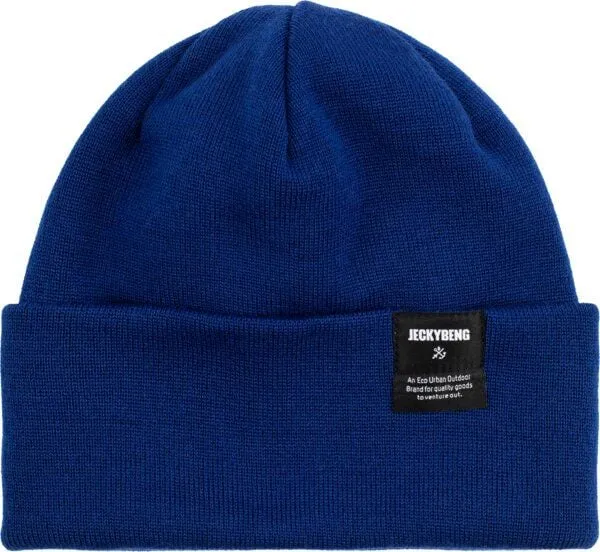 JECKYBENG JECKYBENG The MERINO BEANIE - aus 100% Merinowolle, Blau, – Produktbild 1 von 2