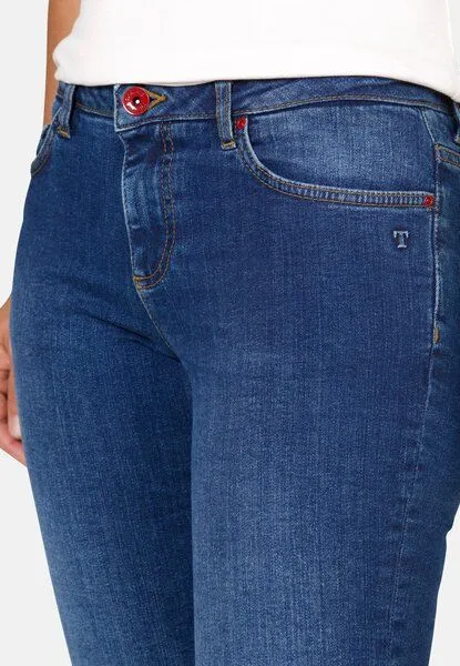 TORLAND TORLAND Skinny Fit – Damenjeans, Blau, – Produktbild 4 von 4