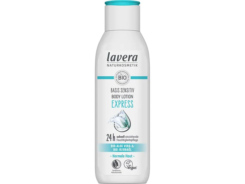 lavera Express-Bodylotion basis sensitiv – Produktbild 1 von 3