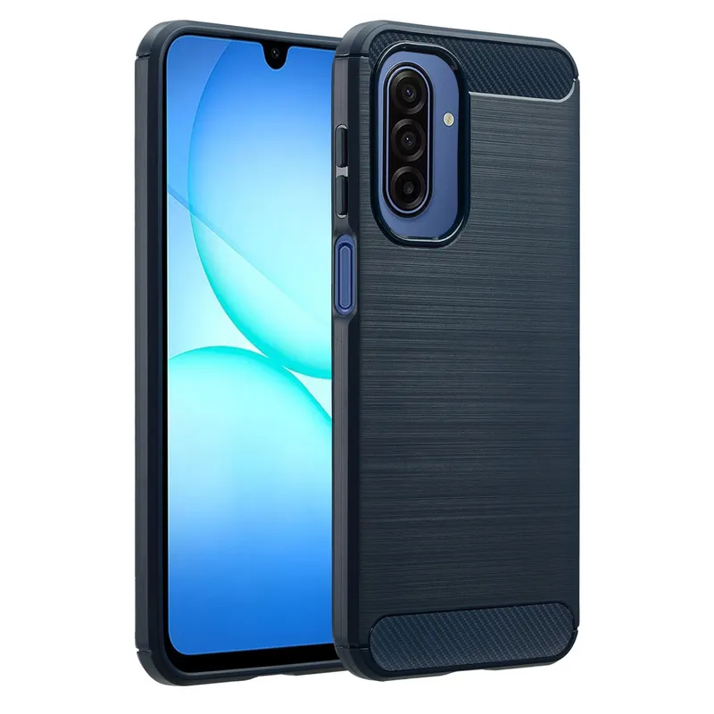 imoshion imoshion Brushed Back Cover für das Samsung Galaxy A18 (4G) / A17 (4G/5G), Dunkelblau, – Produktbild 1 von 1