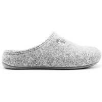 thies Veganer Slipper "thies ® PET", fair, mit Wechselfussbett, Light grey (grau), – Produktbild 1 von 1