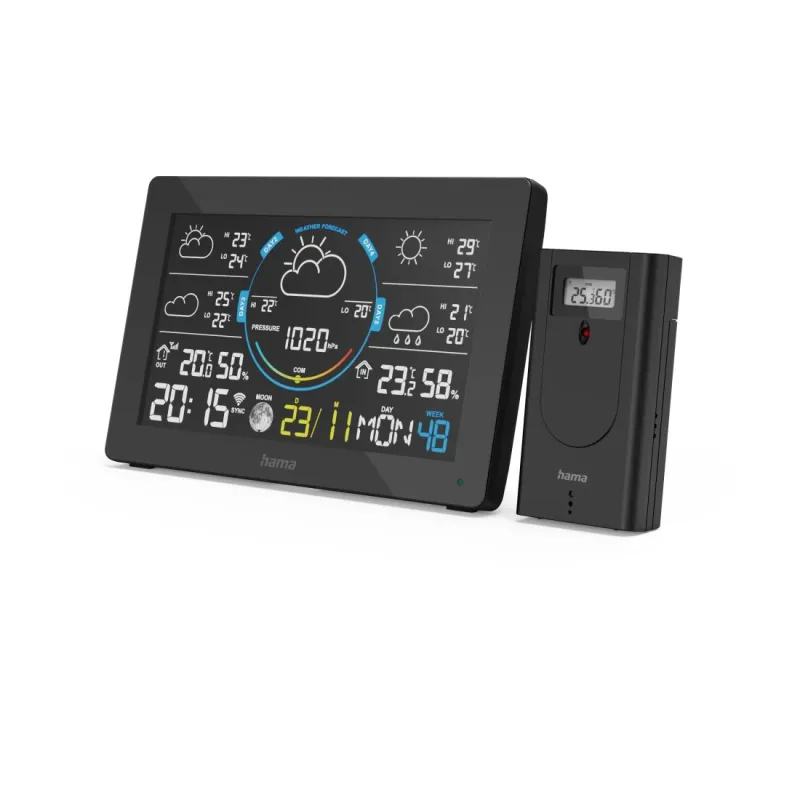 Hama Hama Wetterstation mit WLAN "Hawaii", Außensensor, Thermometer, Hygrometer – Produktbild 3 von 6