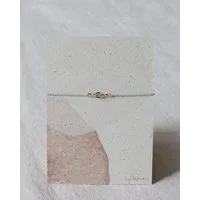 pikfine pikfine Glasperlen Armband "Nila" // silber oder vergoldet, Gold, – Produktbild 1 von 1
