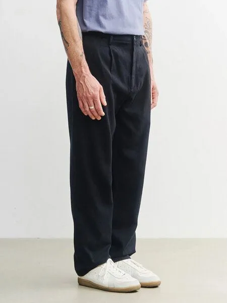 Rotholz Rotholz Everyday Flanell Hose aus Bio Baumwolle, True black, – Produktbild 2 von 4