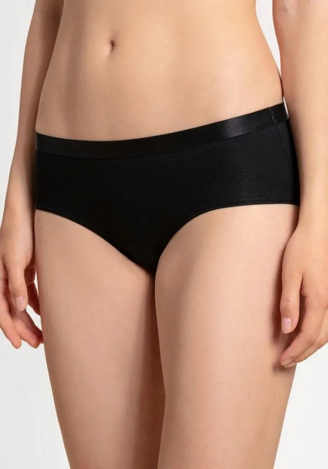 CALIDA CALIDA Panty Benefit Women (2er Pack) Low-Cut, elastischer Single Jersey, weich, Schwarz, – Produktbild 3 von 5