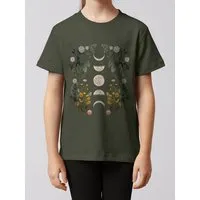 watabout.kids watabout.kids T-Shirt Kinder Moonphases & Flowers – Produktbild 1 von 1