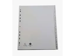 Exacompta 5 Exacompta Register, 31 Taben numerisch, 120 µ, DIN A4 Maxi, grau – Produktbild 1 von 1