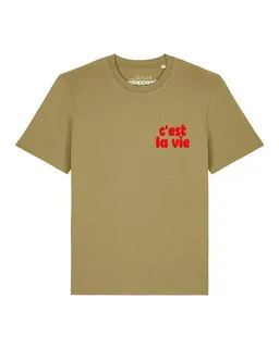 watapparel watapparel T-Shirt Unisex cest la vie – Produktbild 1 von 1