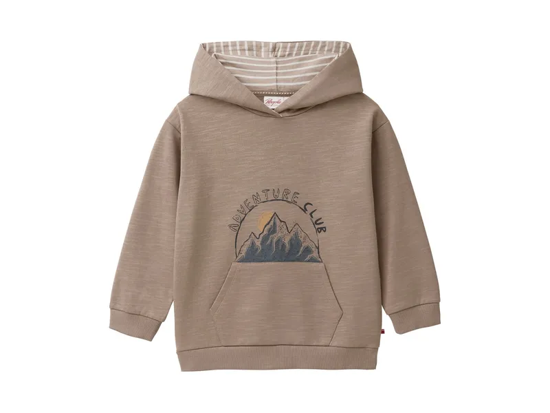 People Wear Organic People Wear Organic Sweat-Hoodie tabak 122/128, Braun, – Produktbild 1 von 2